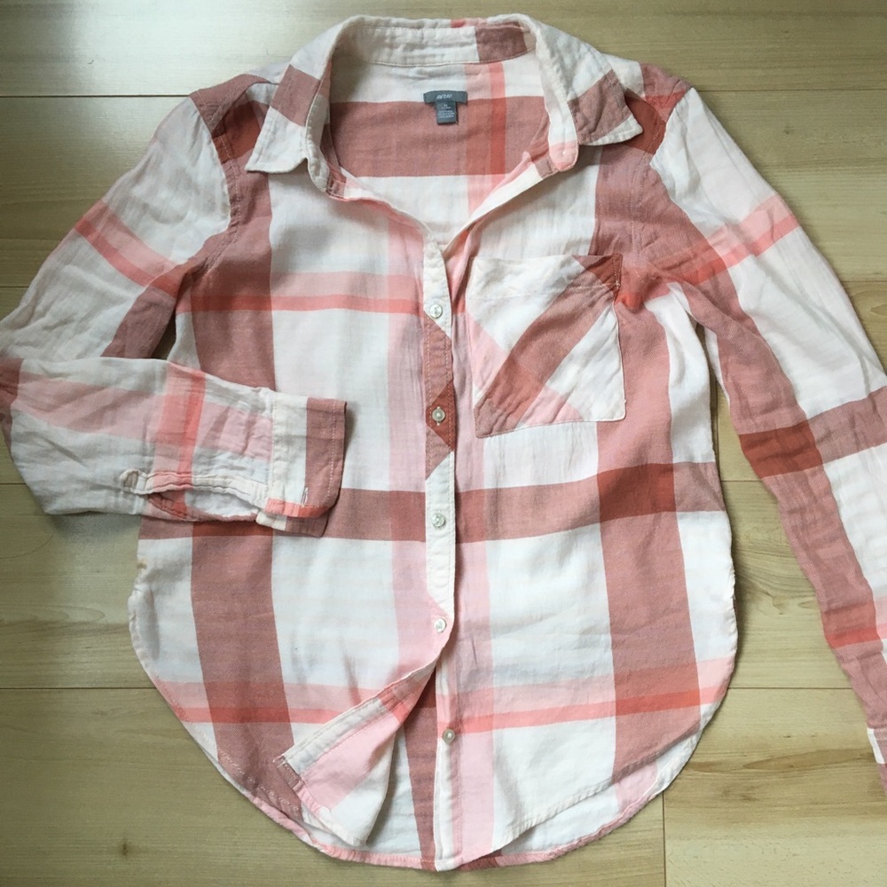 (Sold) 3/$30 Aerie plaid shirt
